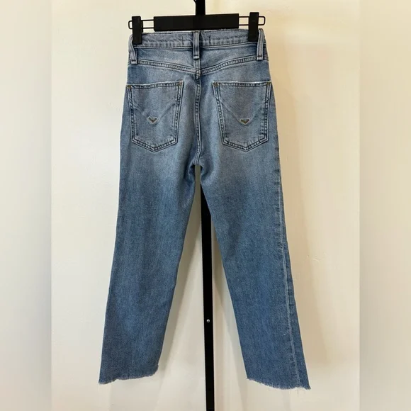 hudson remi high-rise crop straight-leg Remi jeans Size 23 - Picture 2 of 7